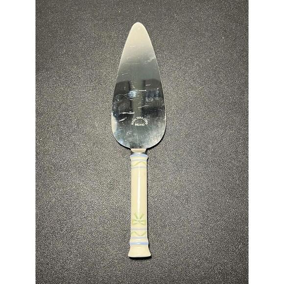 Royal Tara Ireland 1980s “Laura” Floral Bone China Cake Platter & Steel Server - Picture 10 of 16